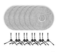 Kit di ricambio per robot aspirapolvere con spazzole laterali e panni per mocio compatibile con EVERYBOT per modello Q7 per pavimenti efficienti senza macchie