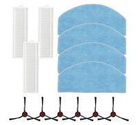 Kit di ricambio per robot aspirapolvere Laresar Mars 01 con panni mocio, spazzole laterali e filtri per supportare le attività di pulizia profonda