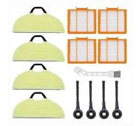 Kit di ricambio per robot aspirapolvere Shark, compatibile con RV2410WD/RV2610WD/RV2610WA/AI per Ultra 2 in 1, set di panni per spazzola laterale filtrante da 13 pezzi