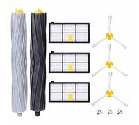 Kit di ricambio per Roomba serie 800 e 900 - 3 filtri HEPA, 3 spazzole laterali, 1 confezione di rulli centrali - compatibile con iRobot Roomba 810 865 880 960 980 e più