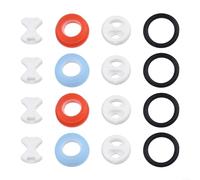 Kit di ricambio per rubinetto con dischi in ceramica e guarnizioni per fermare le gocciolamenti, parti di riparazione in ottone compatibili per rubinetti miscelatori (2 set)