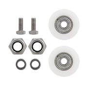 Kit di ricambio per ruote per porte, ruote per porte di serra, kit di ricambio per ruote per porte scorrevoli di diametro 30 mm