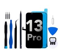 Kit di ricambio per schermo per iPhone 13 Pro, display LCD da 6,1 pollici Touch Digitizer Assembly con adesivo telaio e strumenti di riparazione compatibile con A2483 A2636 A2638 A2639 A2640