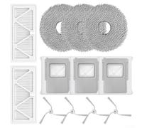 Kit di ricambio per scopa e mocio DJI per Romo S A P, spazzole laterali ad alta efficienza, accessori per la pulizia in microfibra, rimozione peli di animali domestici, per la cura del pavimento della