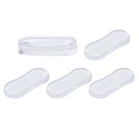 Kit di ricambio per sedile WC, 5 pezzi, paraurti per bidet con adesivo forte, paracolpi in gomma per famiglie, hotel, servizi igienici scolastici