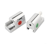 Kit di ricambio per sedile WC con cerniera Soft Close con materiali ABS e acciaio inox adatto per montaggio fisso del sedile WC