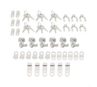 Kit di ricambio per serratura cassetta postale L-1172C con serratura a chiave per armadio (6 set)