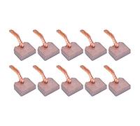 Kit di ricambio per spazzole di carbone 10 pezzi adatti per motorino di avviamento per auto FT128 J458 8x25x21mm Spazzole di carbone durevoli di alta qualità per la riparazione