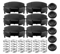 Kit di ricambio per tagliabordi Speed Feed Cover 400, adatto a 225, 230, PAS 225, include copertura, molle, coperture per molle (6 pezzi)