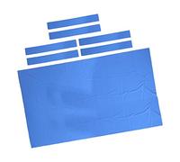 Kit di ricambio per tavolo da biliardo in feltro, resistente tovaglia da snooker con 6 panni inferiori, ideale per giochi di biliardo interni, compatibile con 2,1 m/2,4 m/2,7 m/3,4 m