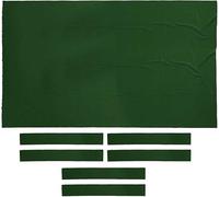 Kit di ricambio per tavolo da biliardo in feltro, resistente tovaglia da snooker con 6 panni inferiori, ideale per giochi di biliardo interni, compatibile con 2,1 m/2,4 m/2,7 m/3,4 m