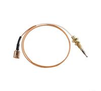 Kit di ricambio per termocoppia per camino, 600 mm e 1200 mm, sensore di sicurezza a gas, per riscaldamento, caldaia, forni, parti di riparazione antincendio (60 cm)
