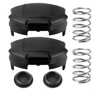 Kit di ricambio per testina decespugliatore Echo -225, -230 & PAS-225, ABS + kit molla in ferro con 2 coperture, 2 molle, 2 x (2 pezzi)
