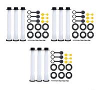 Kit di ricambio per ugello del serbatoio del gas con dado esagonale tubo guida olio per Blitz Midwest Scepter, design antiscivolo (bianco)
