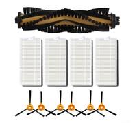 Kit di ricambio spazzola principale, spazzola laterale e filtro per aspirapolvere Cecotec M50 e robot - 1 spazzola a rullo, 6 spazzole laterali, 4 filtri