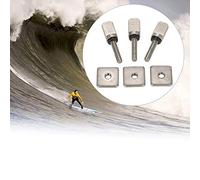 Kit di ricambio viti per pinna a scorrimento e piastra longboard surf paddle stand up bodyboard adatta universalmente alla maggior parte delle scatole pinne non è necessario cacciavite regola facilmen