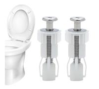 Kit Di Ricambio Viti Per Sedile Wc - Kit Riparazione Bagno,Fissaggio Resistente per Montaggio a Pavimento WC
