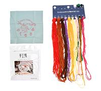 Kit di ricamo carino Babbo Natale Modello di Natale Bangamenti di Natale per un per pendente per portachiavi fai -da -te principiante