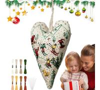 Kit di ricamo per principianti per adulti ornamento,Imparare a ricamare - Set completo di artigianato per adulti adolescenti libero creativo decorazione della parete progetto di viaggio attività