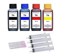 Kit di ricarica 4 X 100 ML Premium Marca Cartucce d' inchiostro per Epson T1621 - T1624 / T1631 - T1634