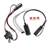 Kit di ricarica USB SAE per moto, 5 V, 3,1 A, uscita IP68, impermeabile, anti sovracorrente, sovratensione, sovratemperatura, protezione da inversione di polarità