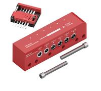 Kit di ricerca per centri per la lavorazione del legno, localizzatore compatto e resistente, 70 g, localizzatore guida trapano con precisione, armadietto, cassetto, panca, posizionamento dei modelli