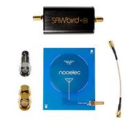 Kit di Ricezione Inmarsat Attivo Nooelec: Include LNA e Modulo Filtro, Antenna Patch 1550MHz ad alto Guadagno (3,5dBi), Blocco DC SMA, Cavi e Adattatori. Compatibile Con La Maggior Parte Degli SDR!
