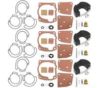 Kit di ricostruzione carburatore Johnson per Evinrude V4 V6 3 set completi per restauro motore compatibile con numeri OEM 438996, 0435442, 0436852