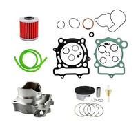 Kit di ricostruzione Kit Guarnizioni Fasce Elastiche Pistone Cilindro Accessori Moto Da 77 Mm Per KXF250 KX250F 2004 2005 2006-2008 Testata del cilindro