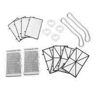 Kit di ricostruzione per pulitore robotico per piscina, set di messa a punto da 16 pezzi con filtri spazzole tracce efficienza di pulizia migliorata e prestazioni di arrampicata su parete per