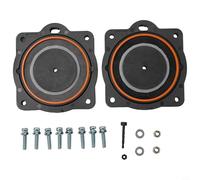 Kit di ricostruzione pompa ad aria per pompe ad aria lineari HP-60 e HP-80, include 2 membrane in gomma, 8 viti di montaggio, 6 accessori, adatto per riparazioni idrauliche domestiche