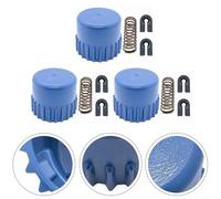 Kit di ricostruzione T35 per testina decespugliatore incluse molle e 2 occhielli per ogni pomello, compatibile con modelli 123L, 224L, 537185801, 537186001, parti di ricambio
