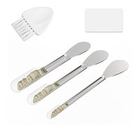 Kit di riempitrice per capsule vuote per pillole riempitive, forniture da laboratorio - Spatola per cucchiaio micro piccolo, strumento per riempire vassoio in polvere, capsule di gel dimensioni # 000 00 0 1 2 3 4 5 (# 000 00 0)