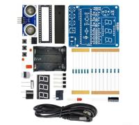 Kit di rilevamento della distanza, kit di rilevamento della distanza del | Impara i circuiti elettronici con STC89C51, ideale per progetti di saldatura in aula e fai da te