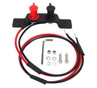 Kit di rilocalizzazione terminali batteria con cavo da 1,2 m terminale avviamento batteria con base e cappucci protettivi terminale ricarica batteria per Can-Am Maverick X3 Polaris RZR UTV e ATV