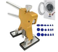 Kit di rimozione 'ammaccatura professionale - estrattore regolabile da 18 tocco con pistola per colla | Strumento in alluminio perfettoso per la grandine per danni da grandine e denti delle porte