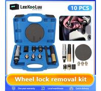 Kit di rimozione del blocco della ruota Leekooluu, Kit di rimozione della sostituzione della chiave del dado della ruota di bloccaggio, compatibile con la maggior parte dei dadi della ruota
