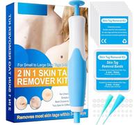 Kit di rimozione di etichette in pelle 2 in 1, per etichette da 2-8 mm, con fasce e salviettine per la pulizia