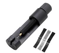 Kit di rimozione maglie 'orologio, struttura in metallo resistente, design compatto e portatile, regolazione rapida delle maglie con perni di diverse dimensioni, ridimensionamento efficiente del