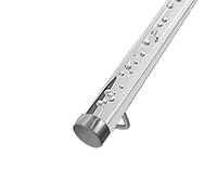Kit di ringhiere in acrilico trasparente con asta di supporto antiscivolo da 4 a 6 m, sistema completo di corrimano per interni per la sicurezza e la custodia.