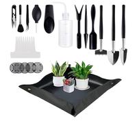 Kit di rinvaso, per interni ed esterni, con tappetino di rinvaso, kit di manutenzione per trapianto e forniture per interni ed esterni sul balcone