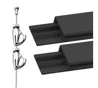 Kit di riorganizzazione artistica senza sforzo senza chiodi True Hanging Track System per una facile visualizzazione di opere d'arte e foto in case gallerie e mostre Installazione rapida e design