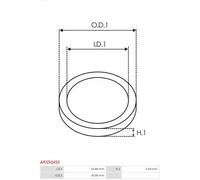 Kit di riparazione alternatore ARS5045S AS-PL