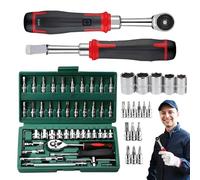 Kit di riparazione auto - Sievage Set per meccanico professionale, assortimento di chiavi versatili | Organizer robusto per cassetta degli attrezzi, attrezzi in acciaio anti -Rust, kit mant