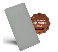 Kit di riparazione autoadesivo per divani e Auto - Grigio chiaro 20×10 cm