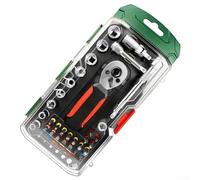 Kit di riparazione automobilistico da 39 pezzi, con bussole a cricchetto e punte per le comuni procedure di manutenzione (B)