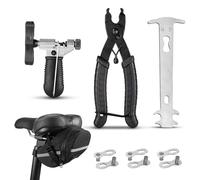 Kit di riparazione biciclette - Riparazione di forature per biciclette, borsa per telaio biciclette | Set di strumenti per riparazione meccanica di biciclette con leve di riparazione pneumatici