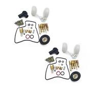 Kit di riparazione carburatore, guarnizione valvola a spillo con galleggiante for VLX400 VLX600 400 600 NV400CC(2sets)