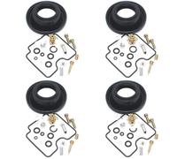 Kit di riparazione carburatore moto 4 set for FZS1000 FAZER FZ-1 2001-2005 FZS 1000 FZ1 parti sede ago flottante Diaframma Completo(Multicolor)