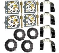 Kit Di Riparazione Carburatore Moto Per Suzuki GS850 1980-1981, Guarnizione Gomma Valvola Membrana Vaschetta Galleggiante. Carburatore Parti Riparazione(Colore2)